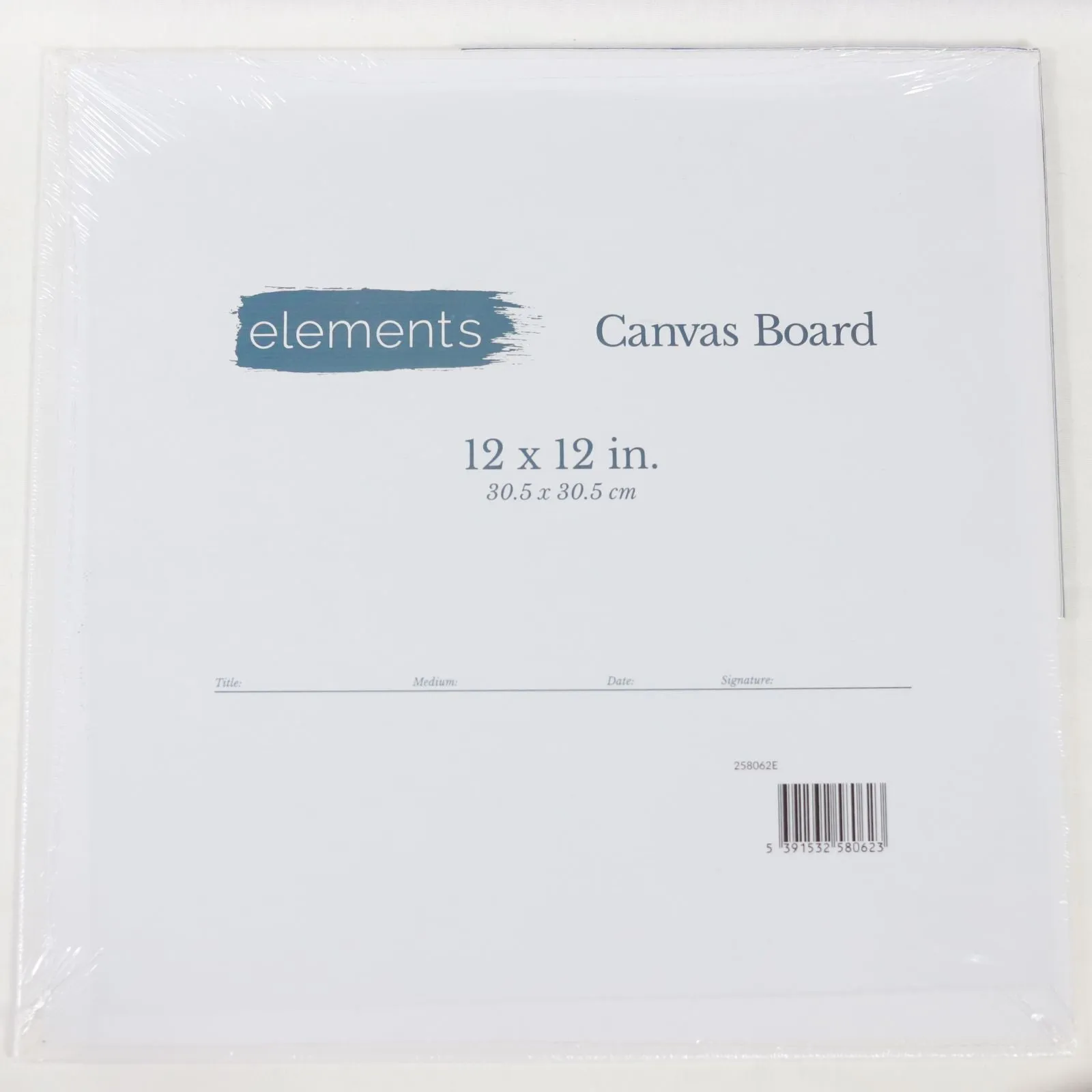 ■ Elements - Canvas Board 12" x 12"