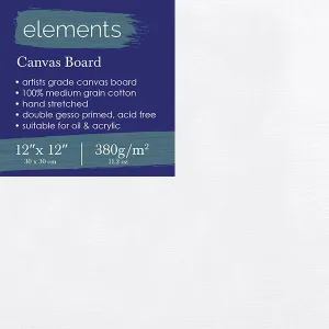 ■ Elements - Canvas Board 12" x 12"