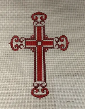 * Lee Cross AO1289- Red Filagree- 18m
