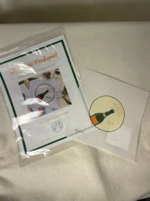 * Stitch Style SS177 Celebration Champagne Round- Stitch Guide by Jinny McAuliffe