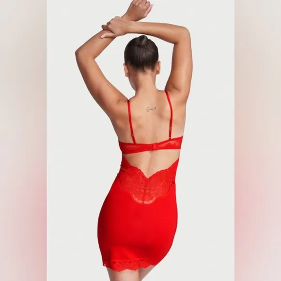 🌹 XXL VS Modal &amp; Lace Mini Slip 🌹