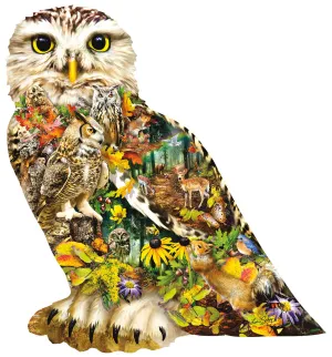 0847 Forest Messenger Shaped Puzzle