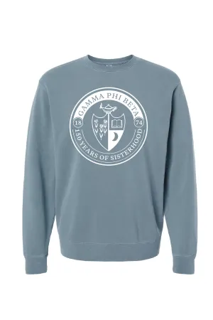150th Years Crest Pigment Sweatshirt