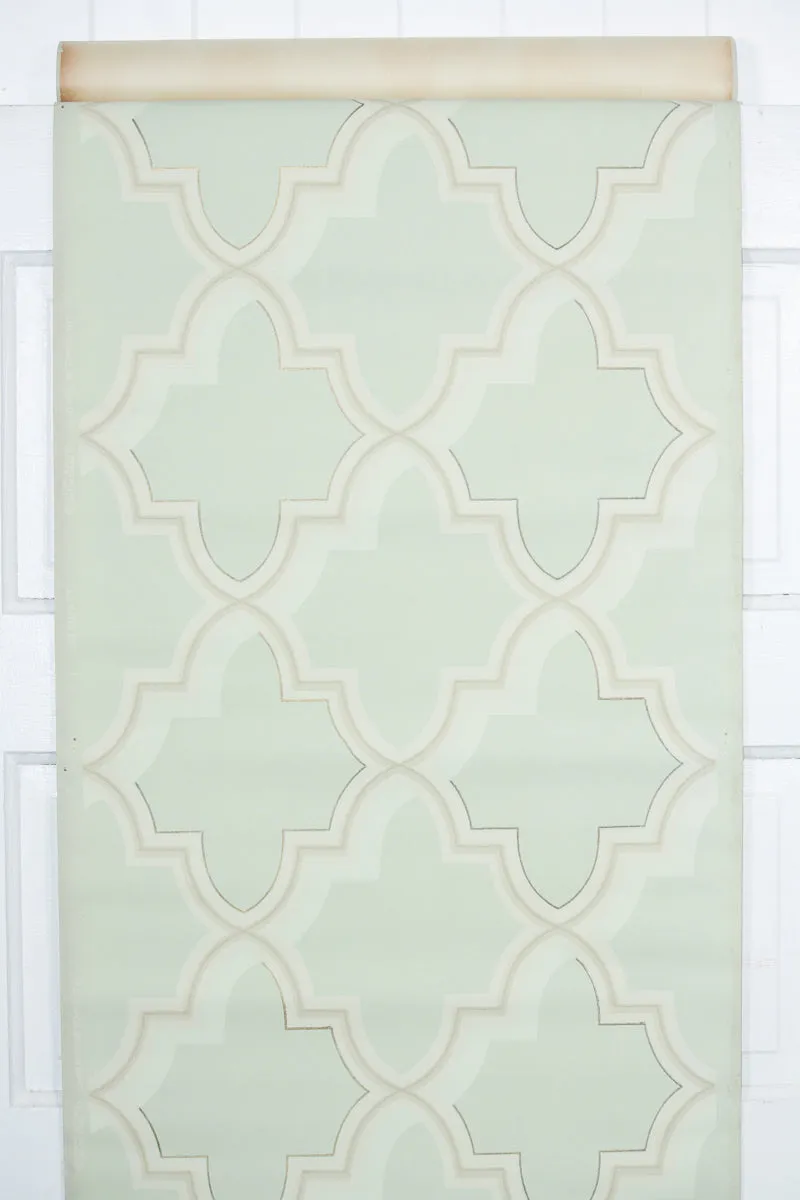 1940s Geometric Vintage Wallpaper