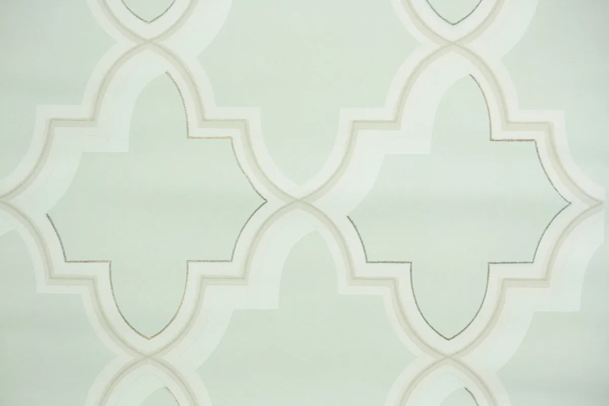 1940s Geometric Vintage Wallpaper