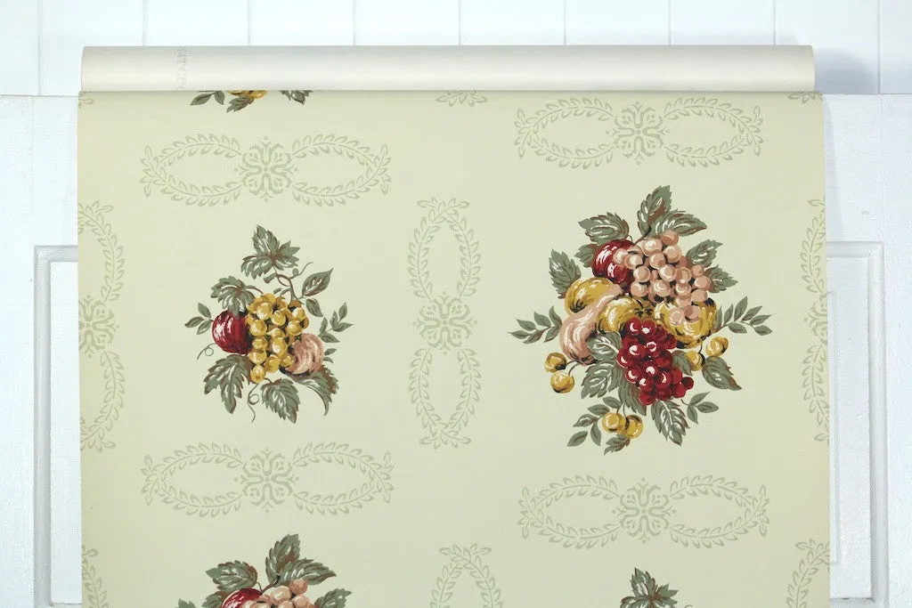 1940s Kitchen Vintage Wallpaper