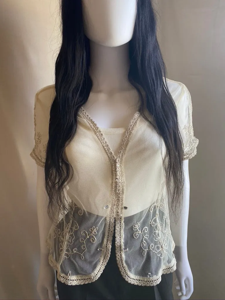 1940s Lace Top