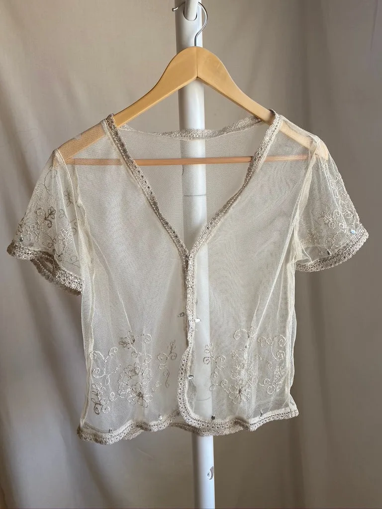 1940s Lace Top