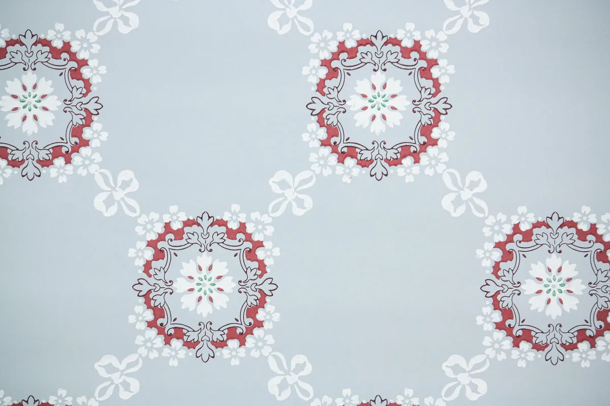 1950s Geometric Vintage Wallpaper