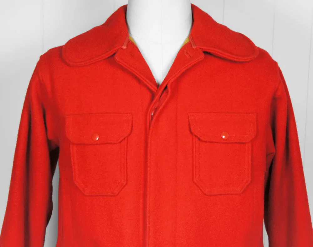 1950's Red Woolrich Hunting Jacket - Size L