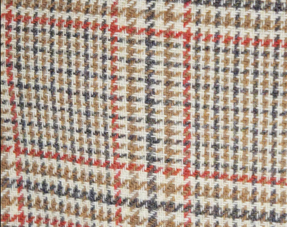 1960's Brown & Burnt Orange Tweed Blazer, Size L