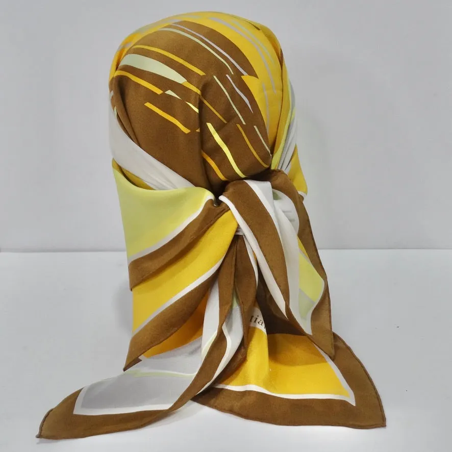 1960s Christian Dior Silk Scarf