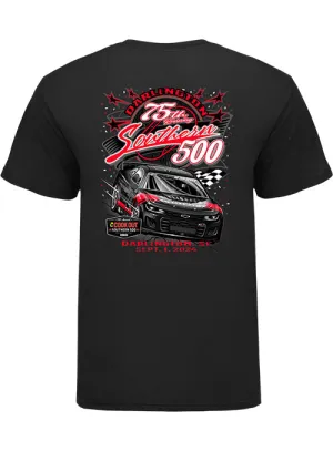 2024 Cookout Southern 500 Ghost Car T-Shirt