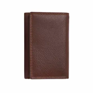 391109 Women's Trifold Leather Wallet in Brown Color | Style n Craft