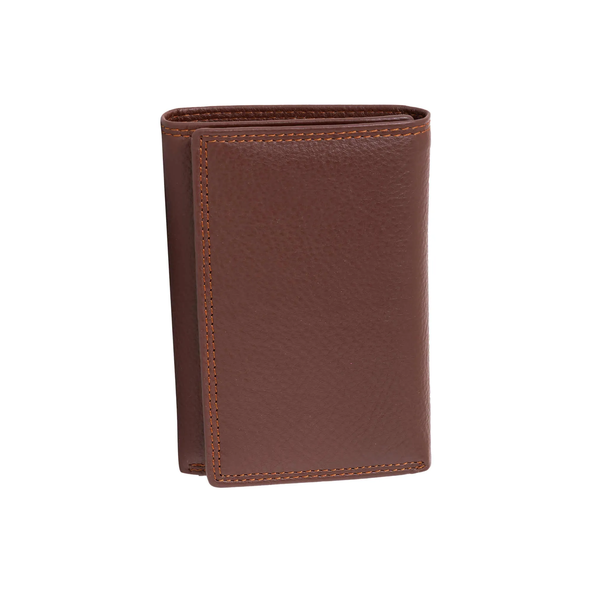 391109 Women's Trifold Leather Wallet in Brown Color | Style n Craft