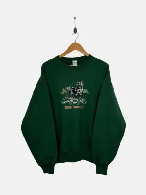 90's Ducks Unlimited USA Made Embroidered Vintage Sweatshirt Size M-L