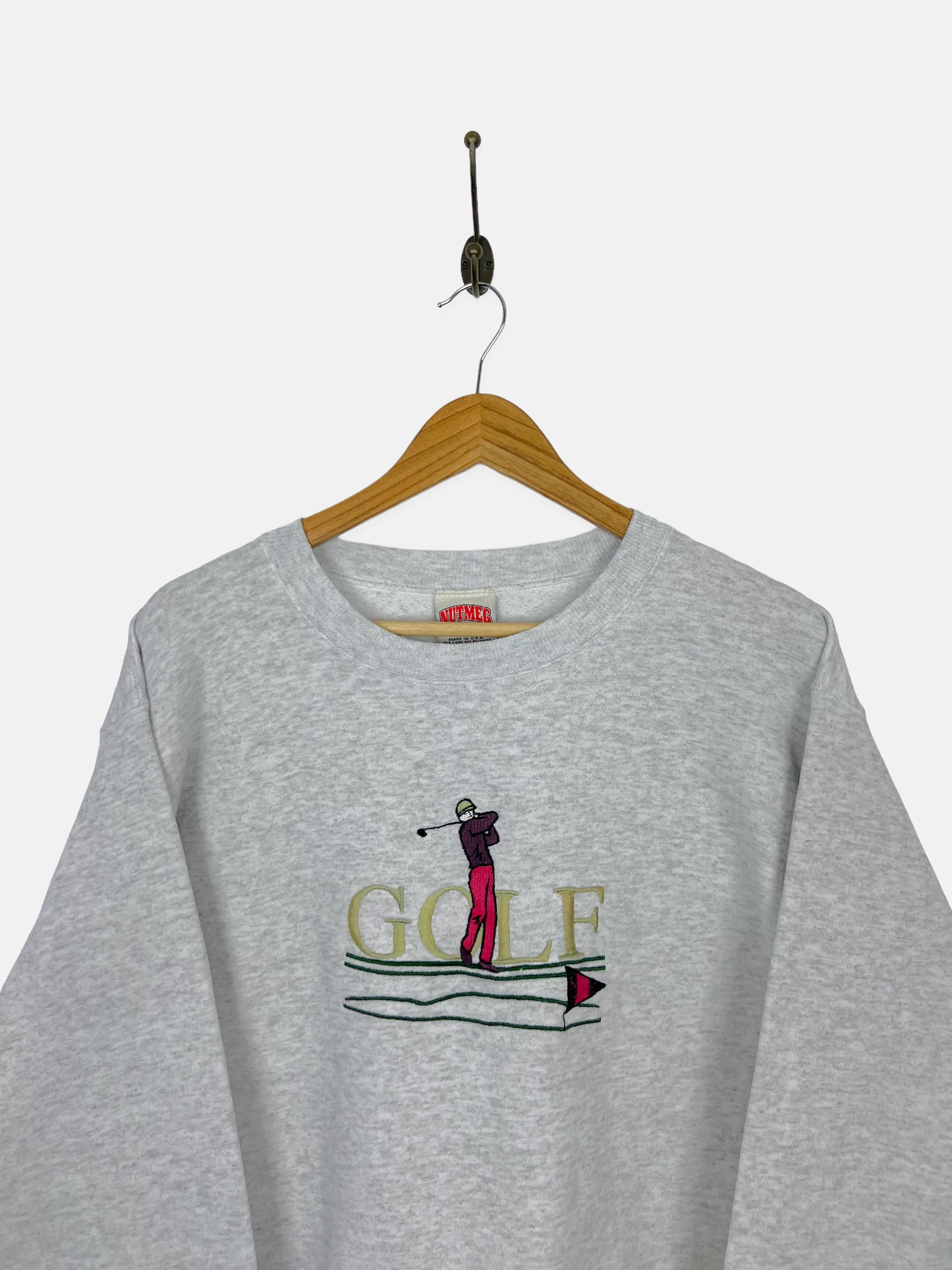 90's Golf USA Made Embroidered Vintage Sweatshirt Size 12