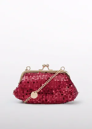 Abel & Lula 5941 Red Sequins Handbag In Stock Now