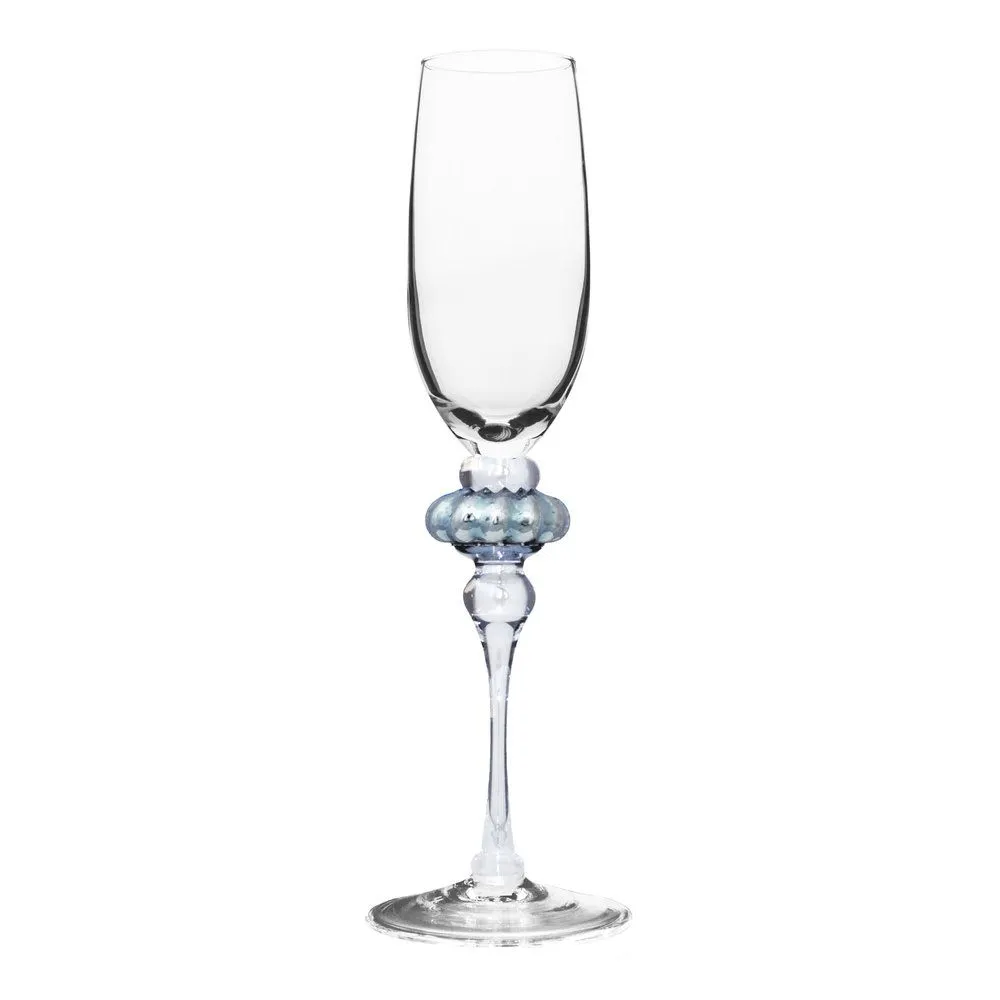 Ace Silver Flute Glass