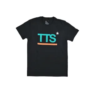 Acronym T-Shirt Black/Turquoise