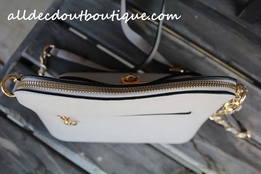 ADO | Classic Messenger Purse Grey