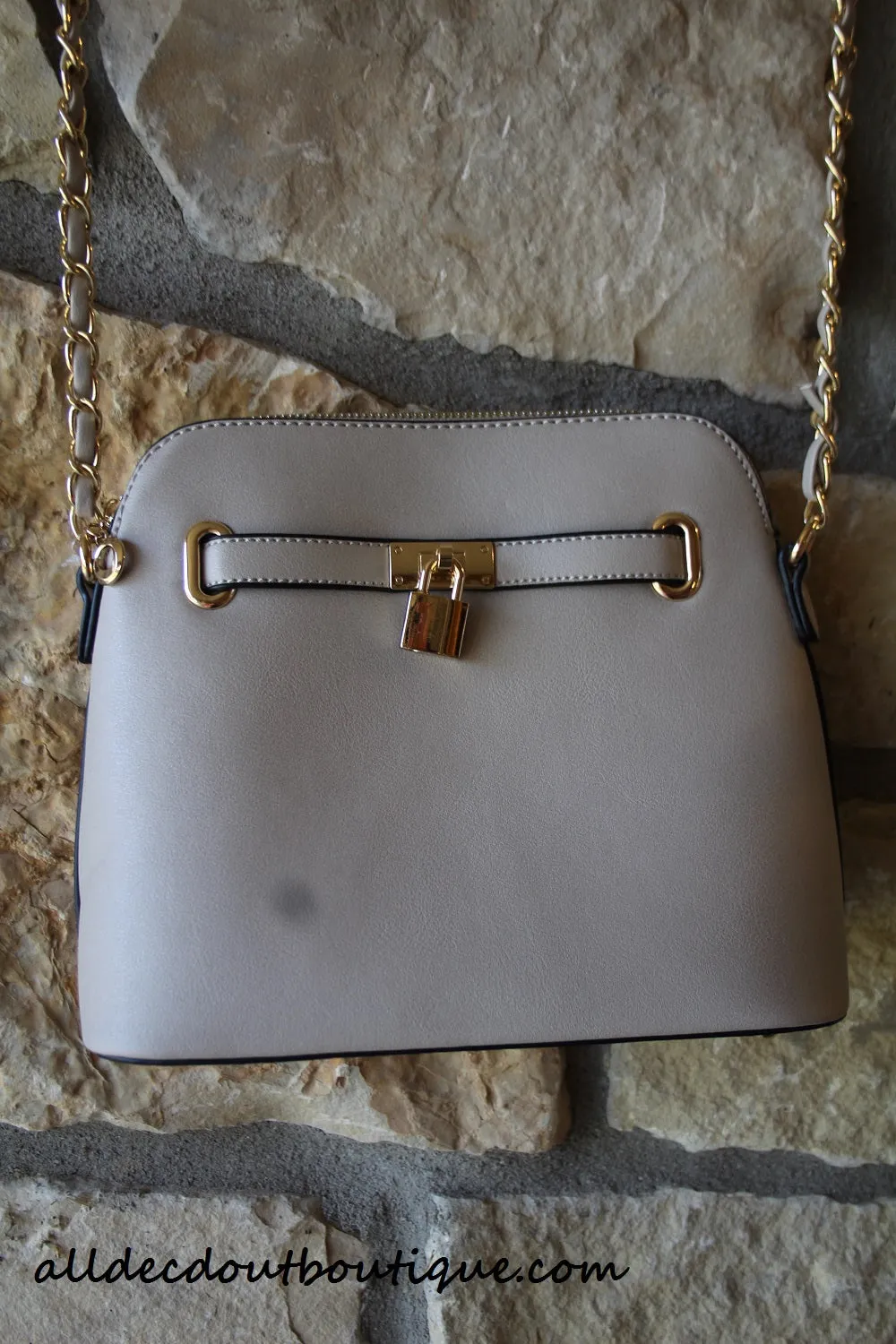 ADO | Classic Messenger Purse Grey