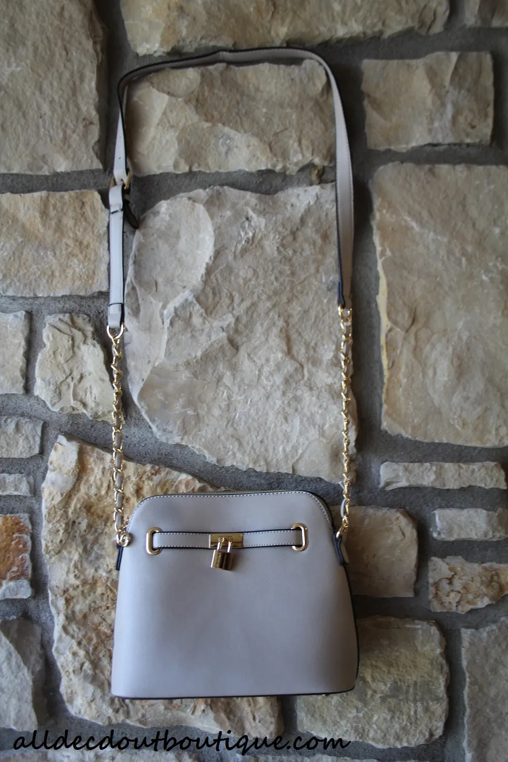 ADO | Classic Messenger Purse Grey