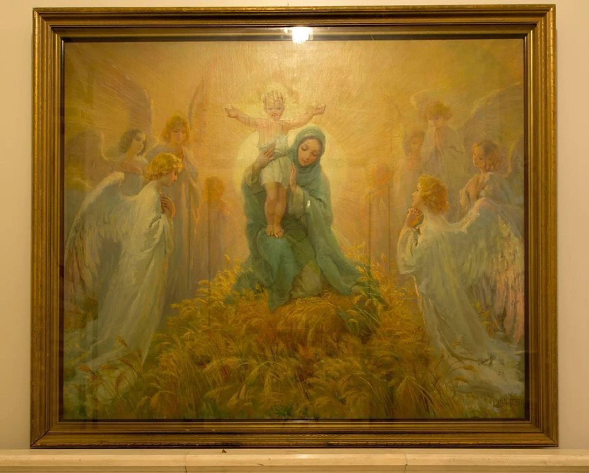 Adoration of the Angels – Cleto Luzzi – Catholic Art Print  – Christmas – Unique Catholic Gift – Archival Quality