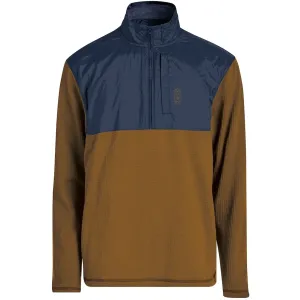 Airblaster Beast Regulator 1/4 Zip Navy Grizzly