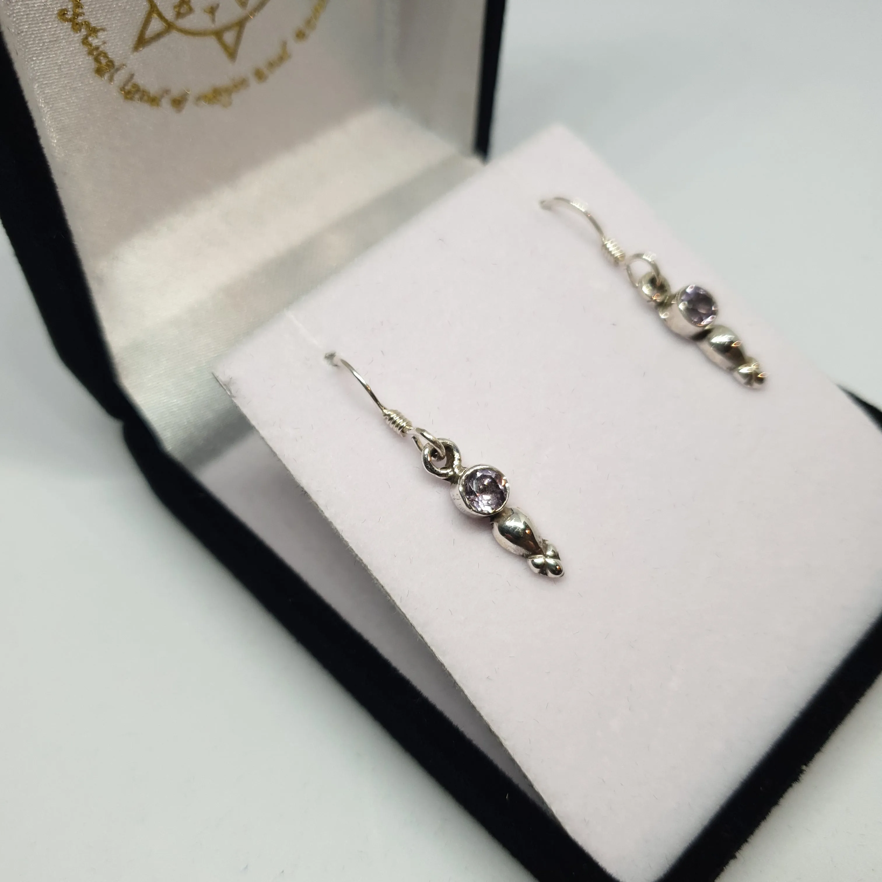 Amethyst 925 Sterling Silver Earrings