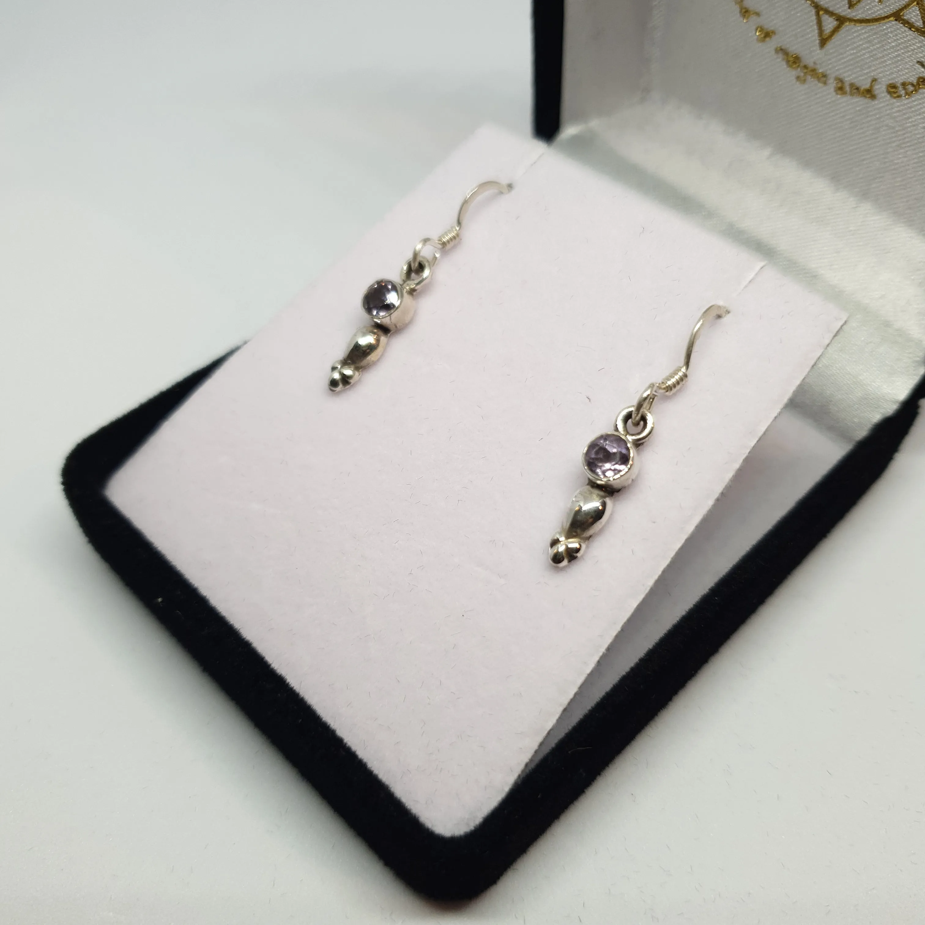 Amethyst 925 Sterling Silver Earrings