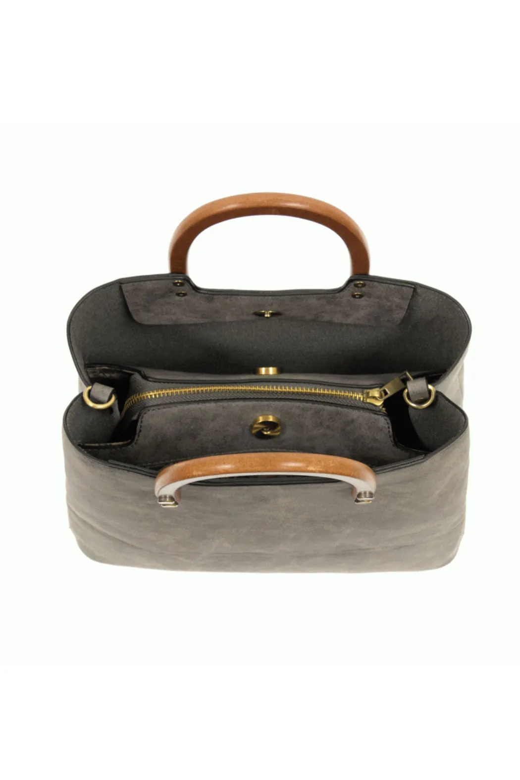 Angie Vintage Satchel w Hood Handle