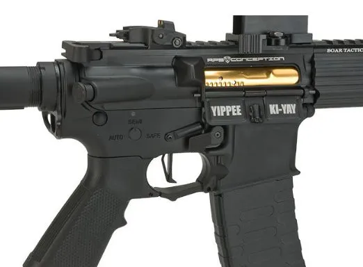 APS - ASR-117 "Boar Tactical" Silver Edge 17" KeyMod Airsoft AEG