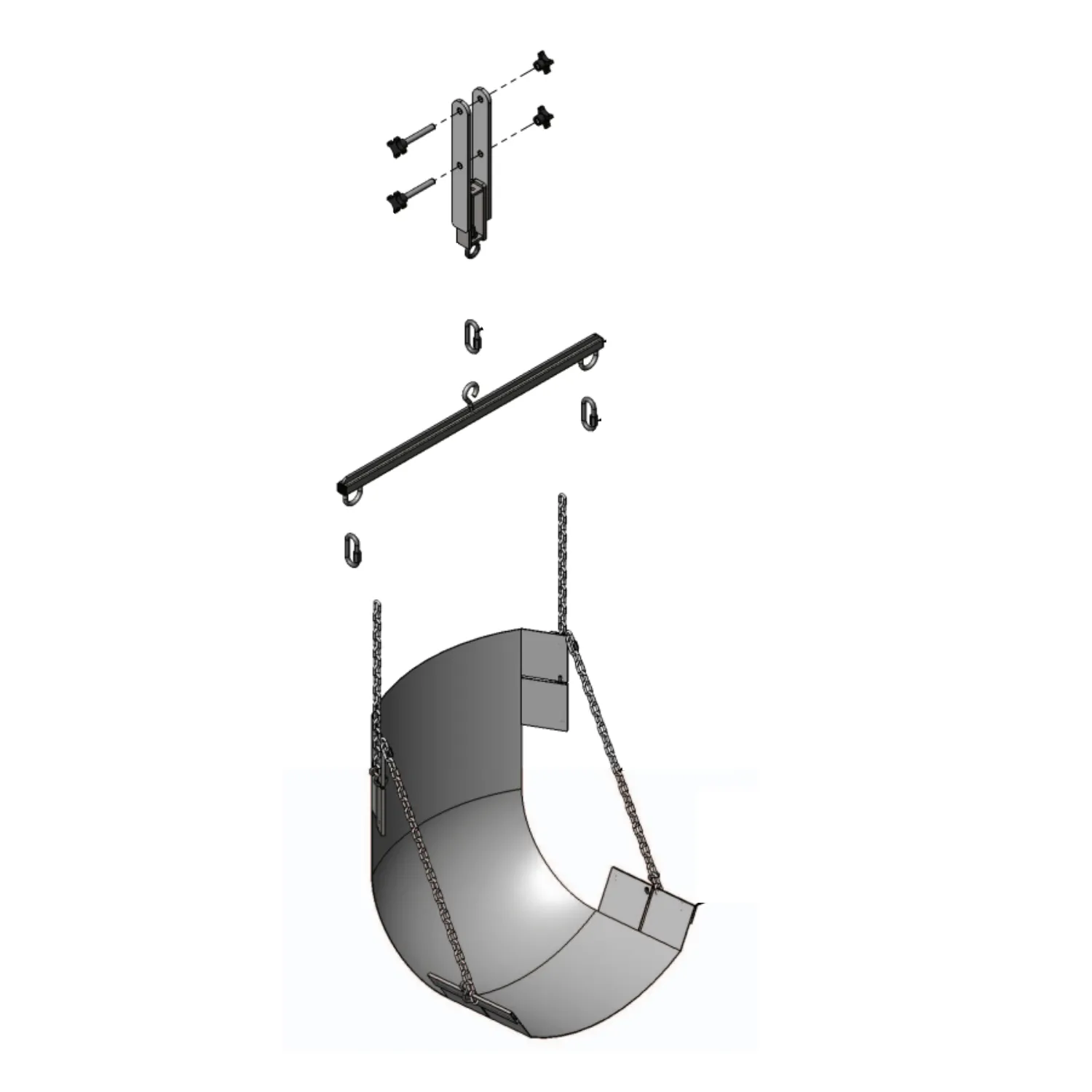 Aqua Creek Sling Seat Assembly - Mighty Lifts