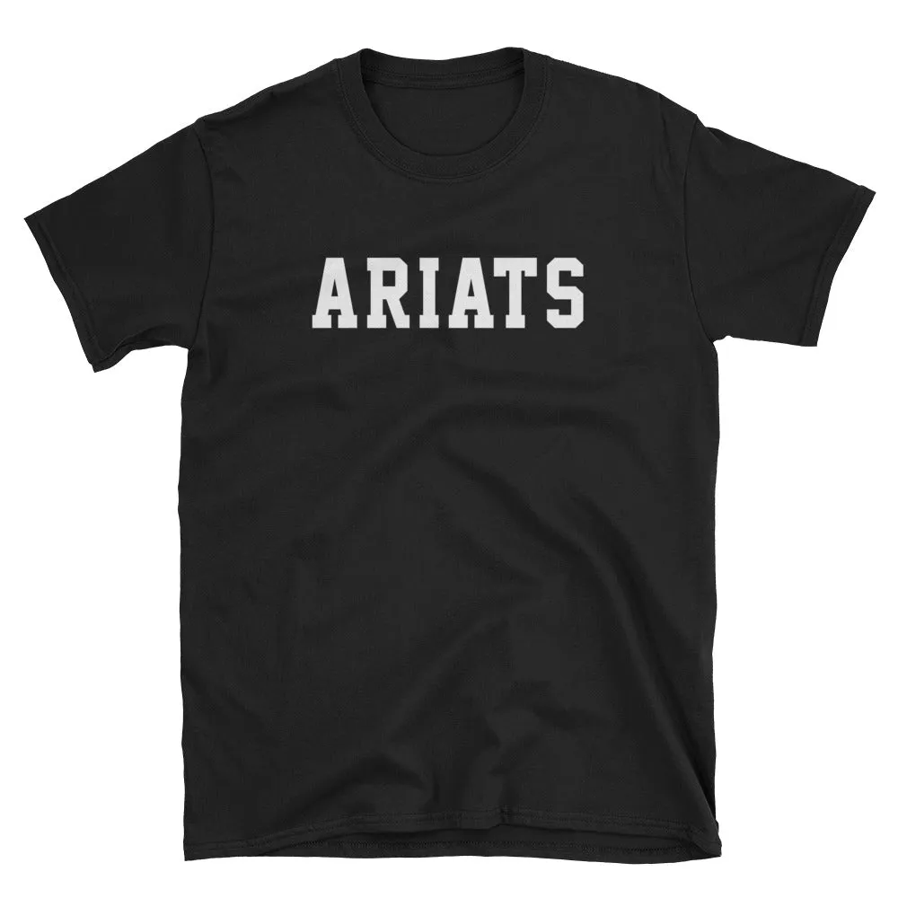 Ariats T Shirt Custom Made Personalized Ariats Name Print T Shirt Black Cotton Tee Shirt