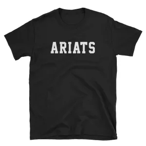 Ariats T Shirt Custom Made Personalized Ariats Name Print T Shirt Black Cotton Tee Shirt