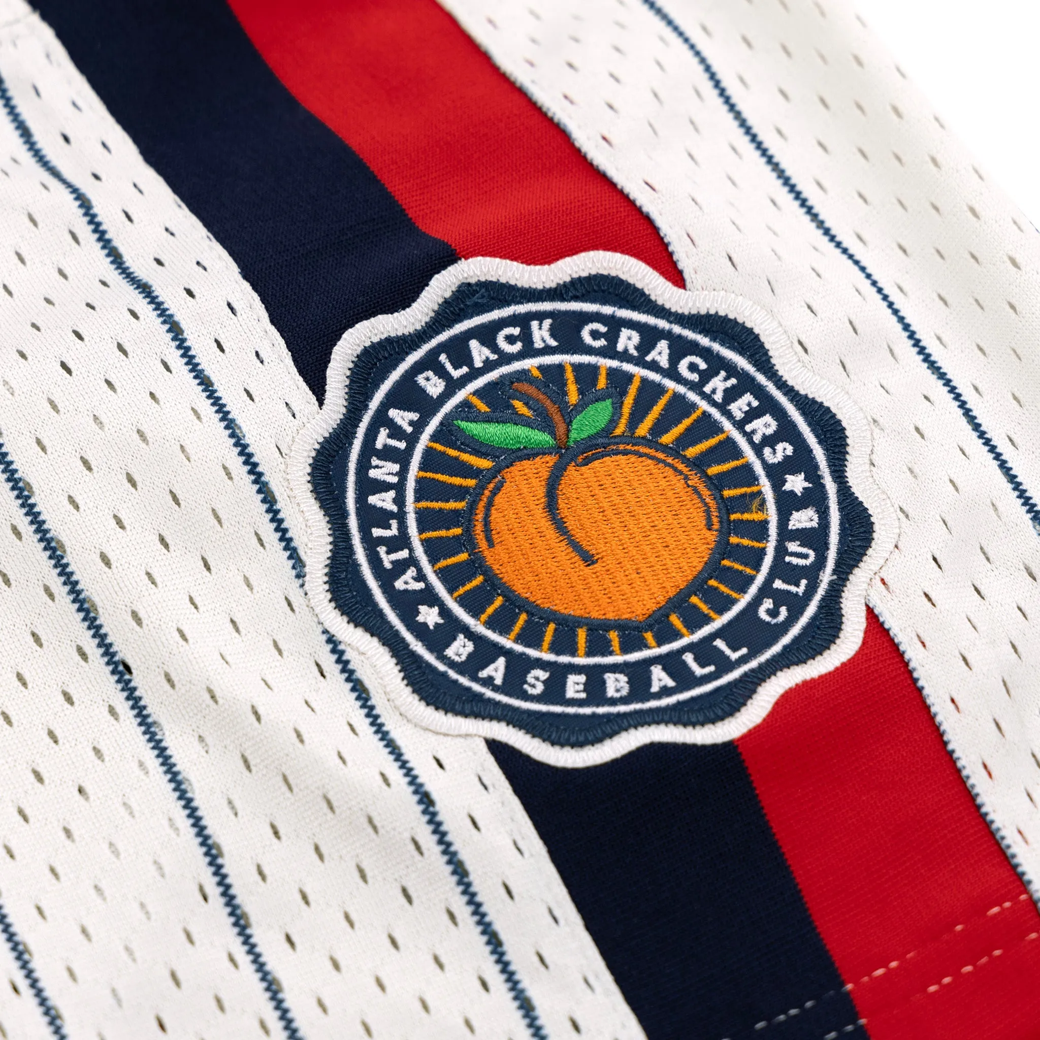 Atlanta Black Crackers EFF NLB Pinstripe Button Down Jersey