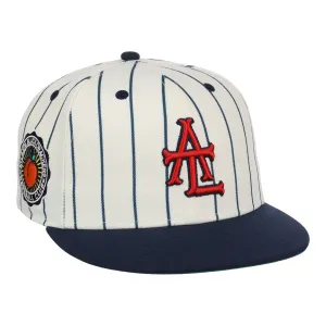 Atlanta Black Crackers NLB Pinstripe Fitted Ballcap
