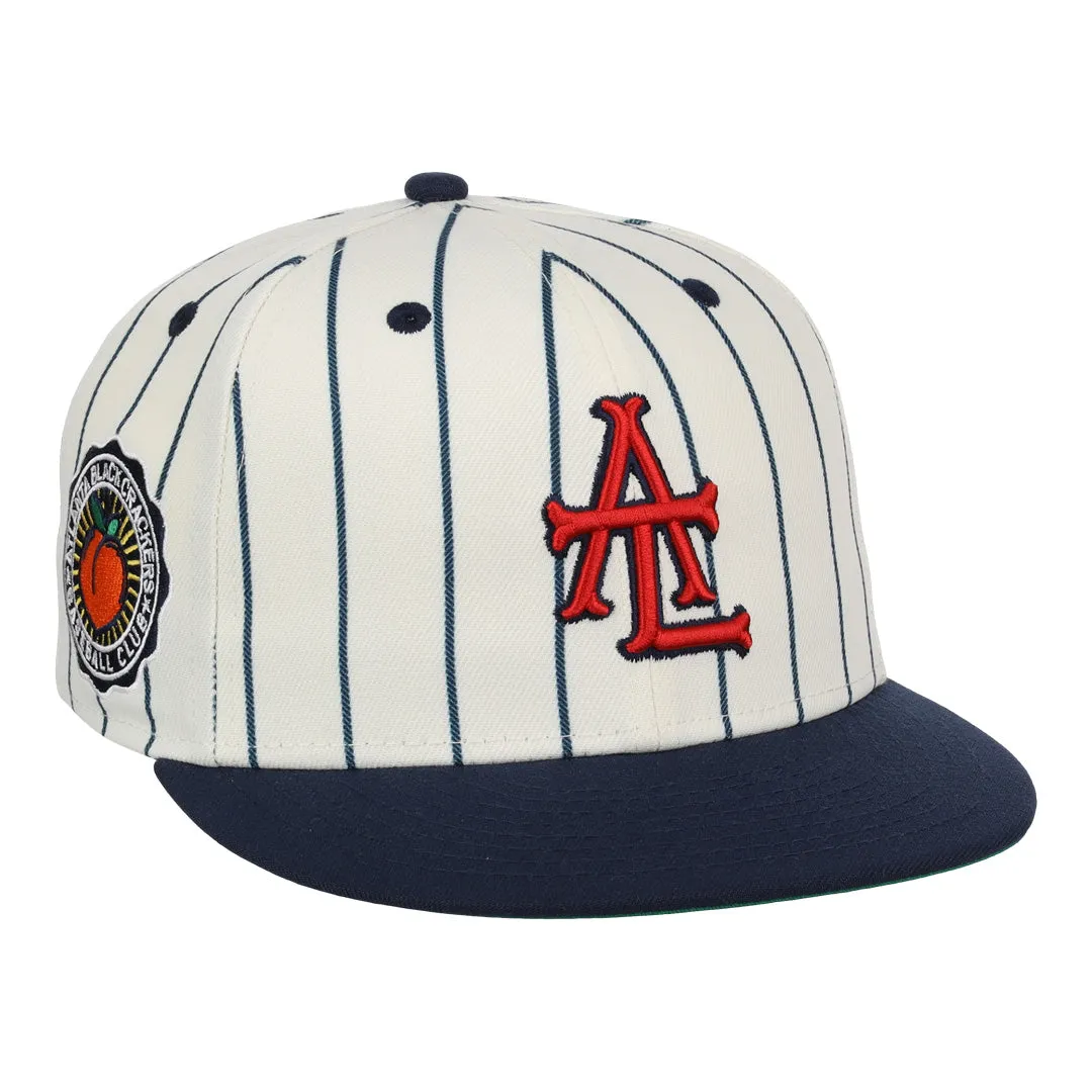 Atlanta Black Crackers NLB Pinstripe Fitted Ballcap