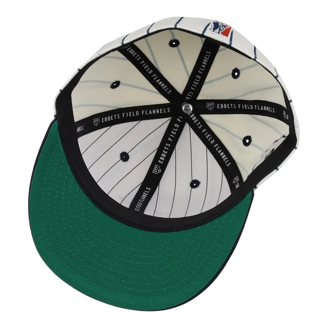 Atlanta Black Crackers NLB Pinstripe Fitted Ballcap