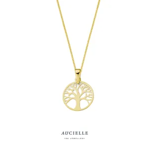 Aucielle - Pendentif - Arbre de vie, Or Jaune (AH0093B)