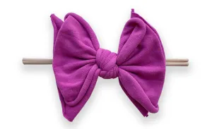 Baby Bling Azalea / Blush FAB-BOW-LOUS Skinny Headband