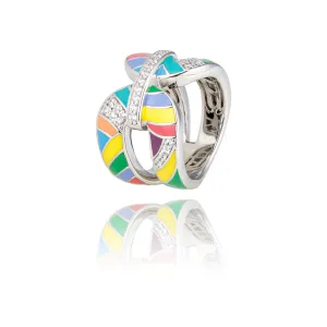 Bague UNA STORIA - Capri, Argent et zircons (BG16007)
