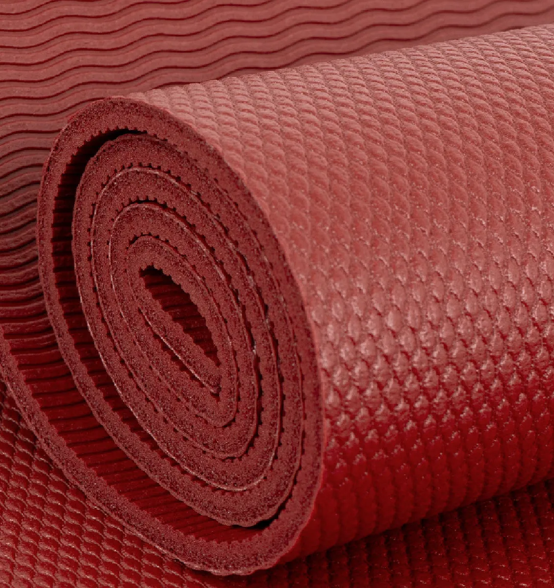BAHE Prime Support Yoga Mat - 6mm - Red Dust