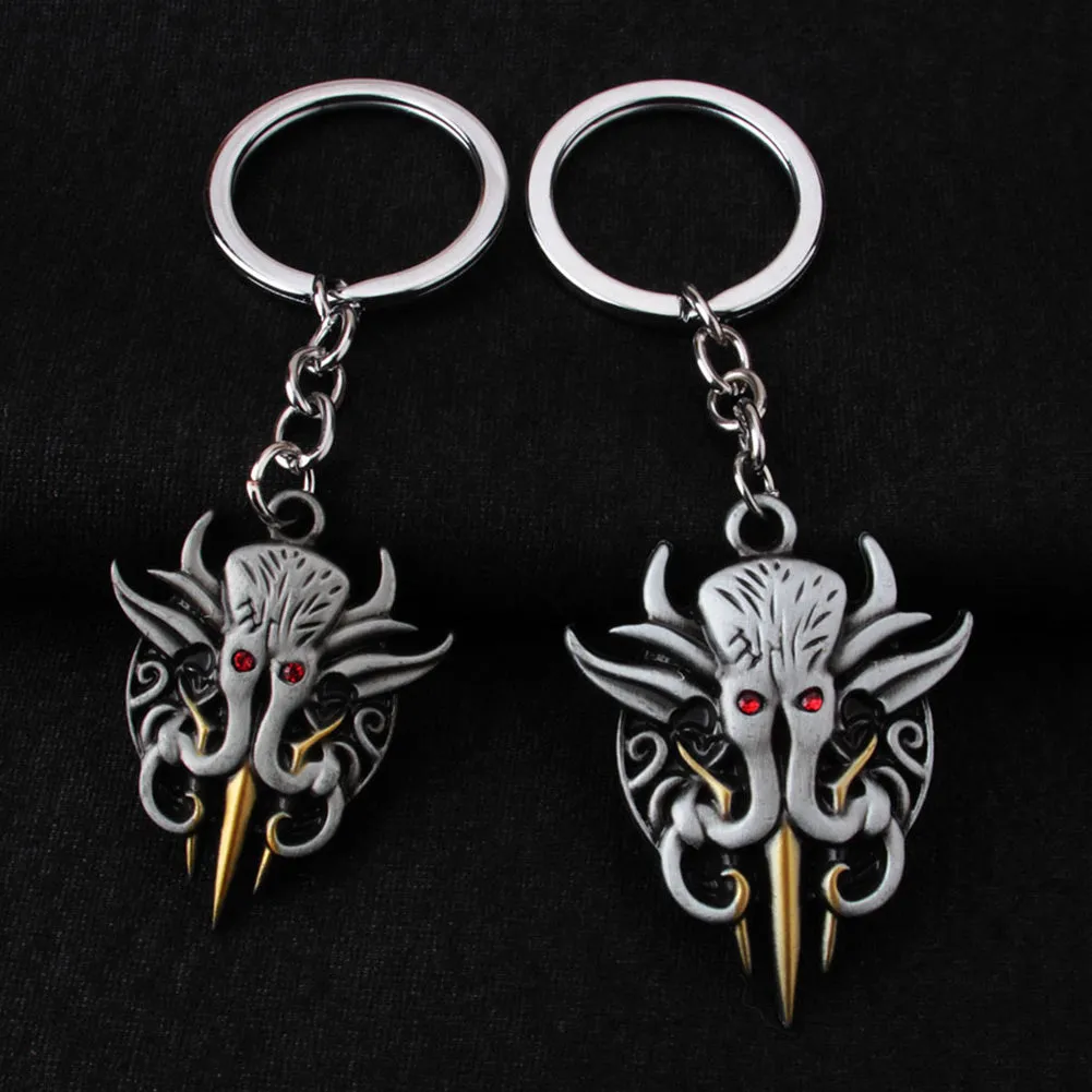 Baldur's Gate 3 Illithids Mental Key Chain Key Rings Accessories Gifts