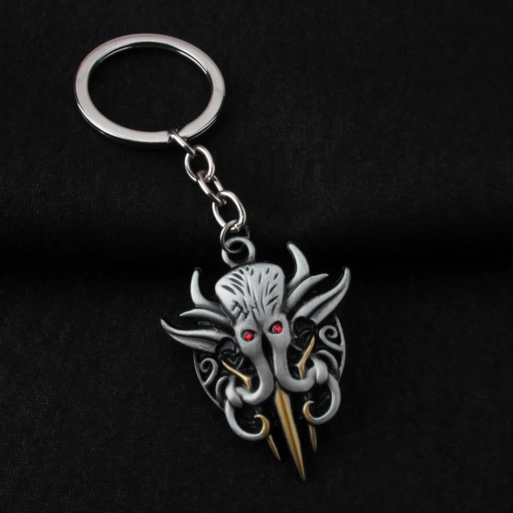 Baldur's Gate 3 Illithids Mental Key Chain Key Rings Accessories Gifts