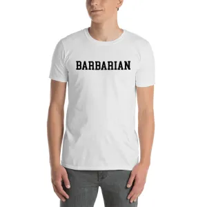 Barbarian T Shirt White Vintage Barbarian Sword T Shirt for Women