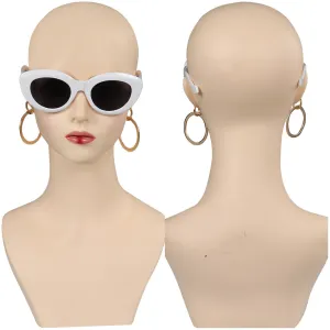 Barbie Eyeglasses Female Earings Cosplay Halloween Carnival Costume Accessories Gifts