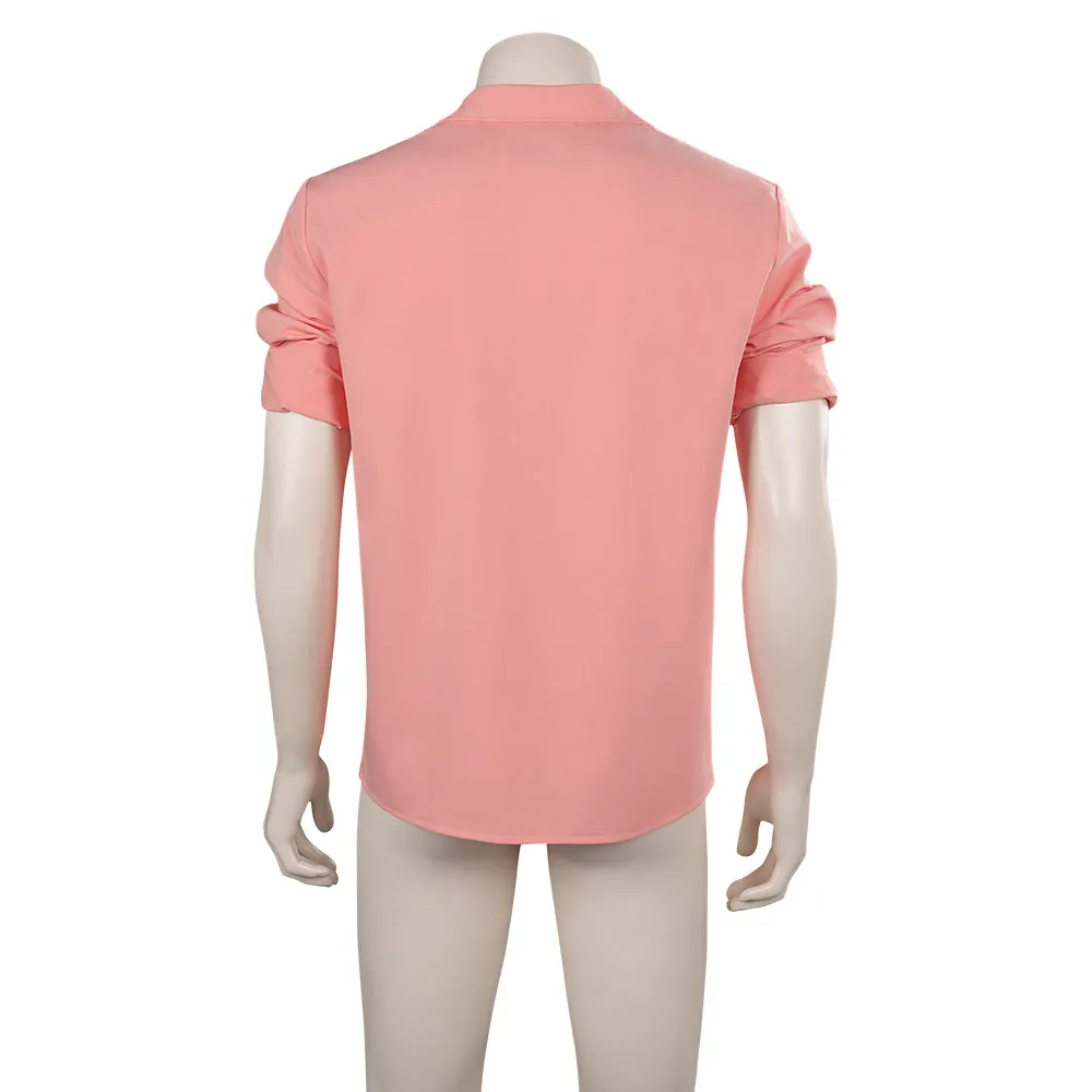 Barbie Ken Ryan Gosling Short-Sleeved Shirt Cosplay Costume Halloween Carnival Suit