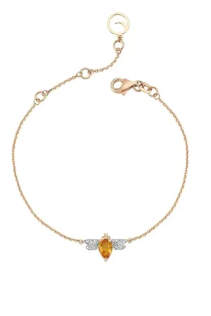 BEE GODDESS | QUEEN BEE BELLA CITRINE BRACELET